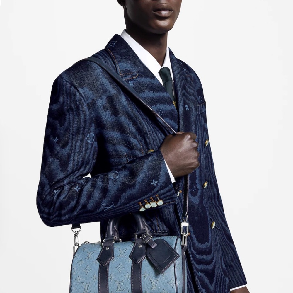 Louis Vuitton Keepall Bandouliere 25 “In the Blue” bag new with receiptM14681 - Picture 5 of 6